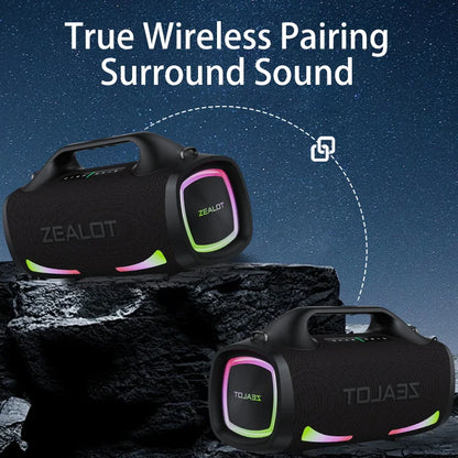 Rechargeable 100W Subwoofer Speaker for Travel and Outdoors