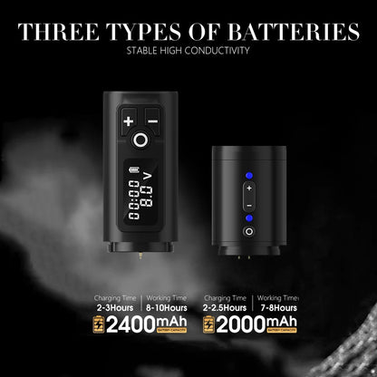 Wireless Tattoo Pen Machine 2400mAh Battery