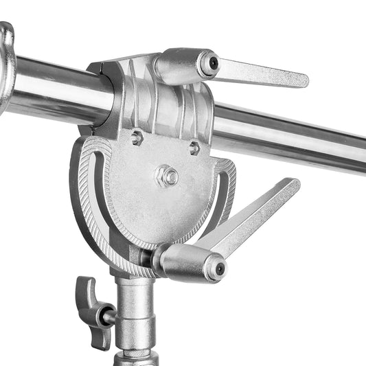 Stainless Steel C Stand with Boom Arm and Cross Bar