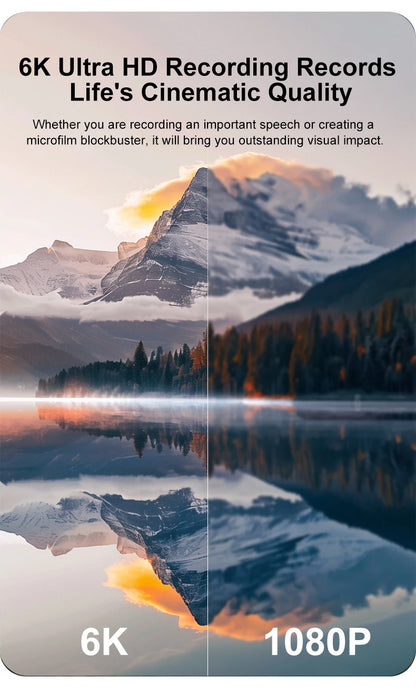 Vlogging Camera 6K 32GB with 16X Zoom