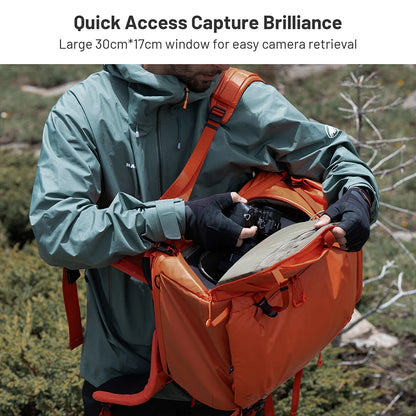 Large Camera Insert Bag with Padded Lens Compartments