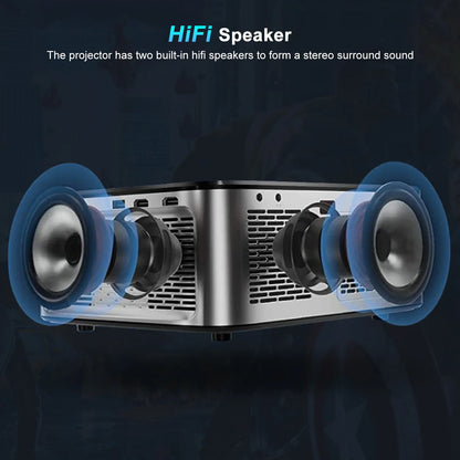 High Brightness 4K Projector for Movies and Home Theatre