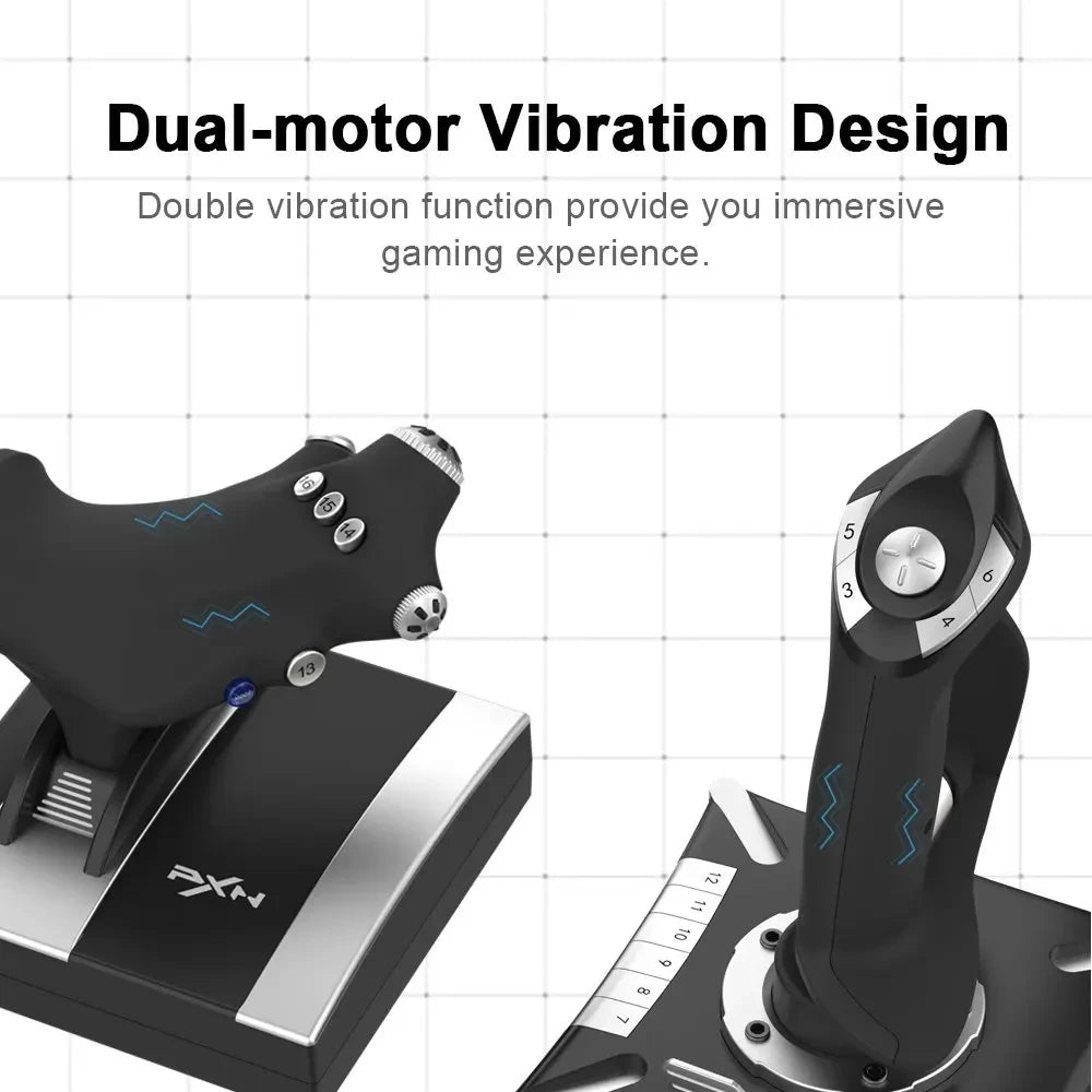 Pro Flight Simulator Gamepad Joystick for PC and PS4
