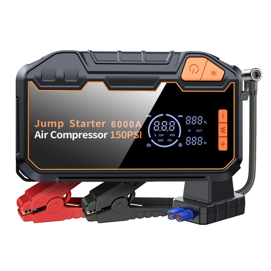 Portable 6000A Jump Starter 20000mAh Power Bank