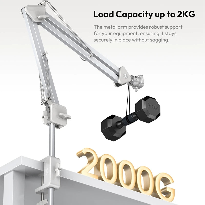 Overhead Camera Mount Stand with Quick Release