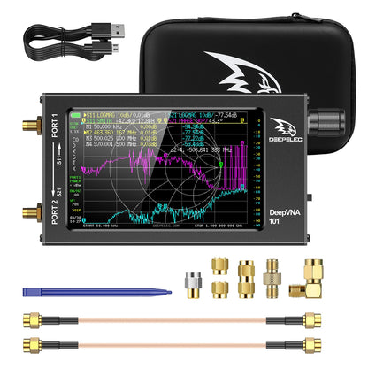 4.3" Portable Antenna Analyzer 10k–1.5GHz with SWR Meter