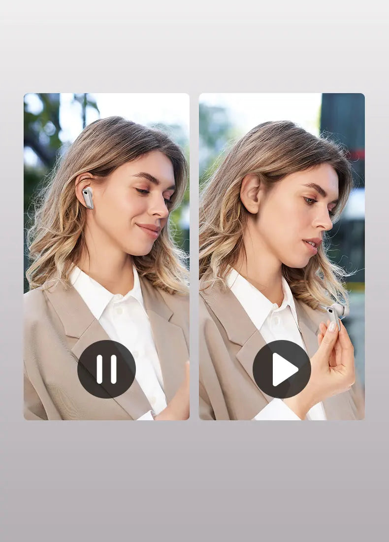 Wireless Earbuds with Spatial Audio and Waterproof Design