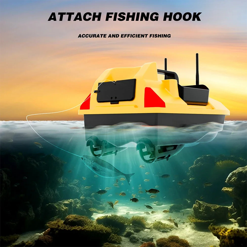 12000mAh GPS Bait Boat Auto Return 500m