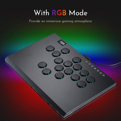 Portable Arcade Controller Leverless Design PC Console Ready