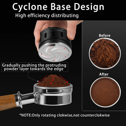 Adaptive 51mm Espresso Distributor with Air Hole