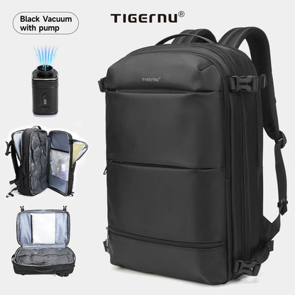Electric Pump Vacuum Travel Backpack for 17” Laptop