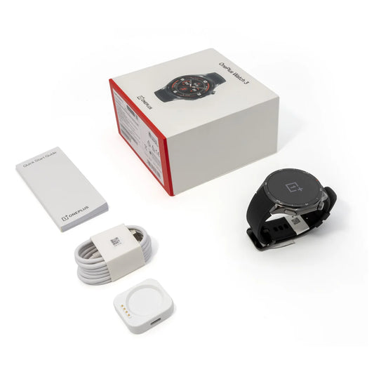 OnePlus Watch 3 Obsidian Titanium 1.5in AMOLED Wear OS Smartwatch