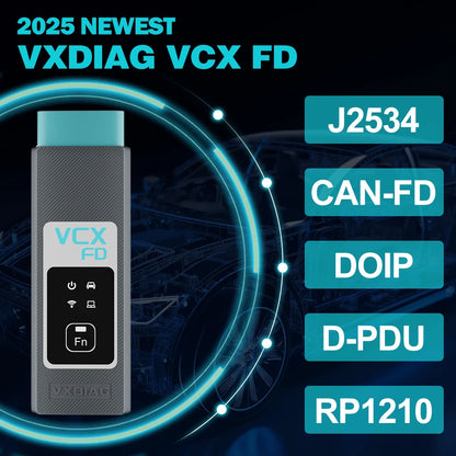 Portable VXDIAG VCX FD GM ECU Coding Scanner