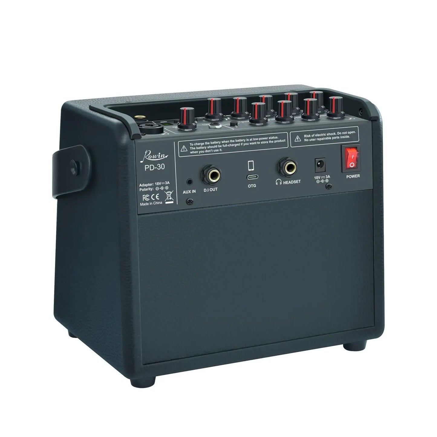 30W Portable Guitar Amplifier with Bluetooth and Multi Effects