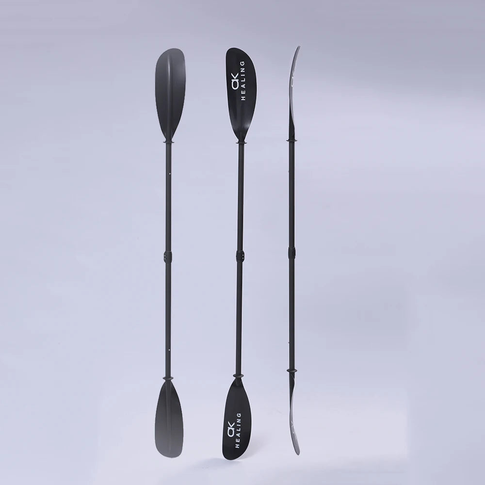 Portable 4 Section Kayak Paddle Fibreglass Oar for Boats