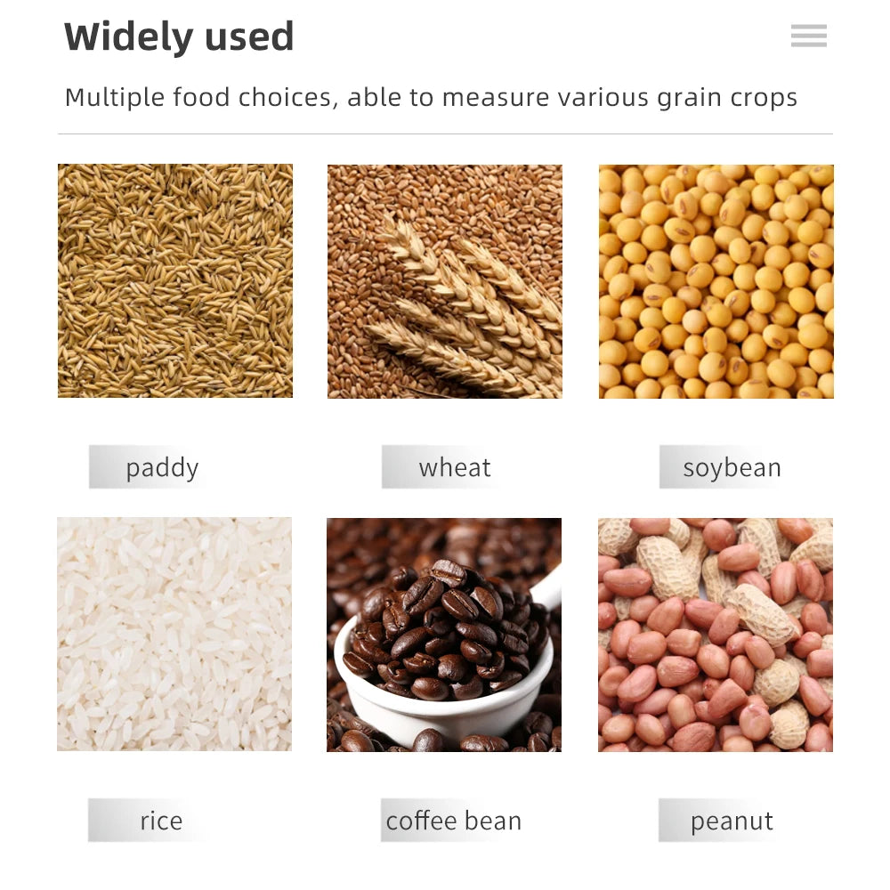 Portable Hygrometer for Moisture Testing in Grains and Beans