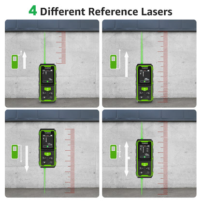 Dual Green Laser Rangefinder 200m High Accuracy LCD Display