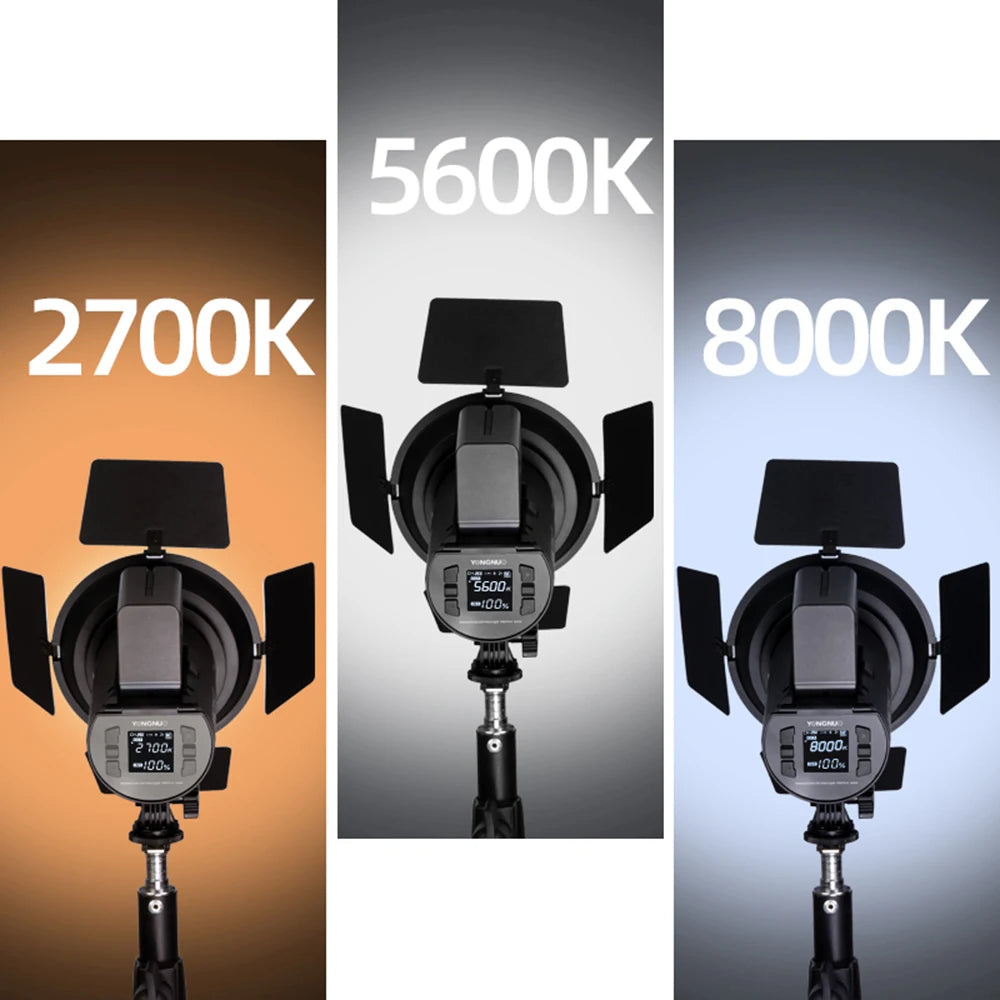 Compact Dimmable LED Fill Light Kit for Photography