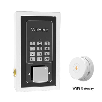 WiFi App Controlled Key Lock Box Black