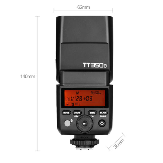 Portable Pentax TT350P 2.4G HSS Flash Compact