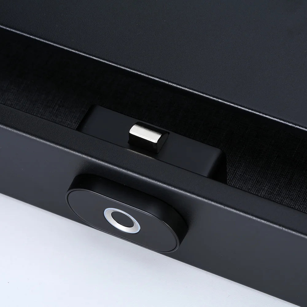 Smart Hidden Drawer Safe with Fingerprint Unlock