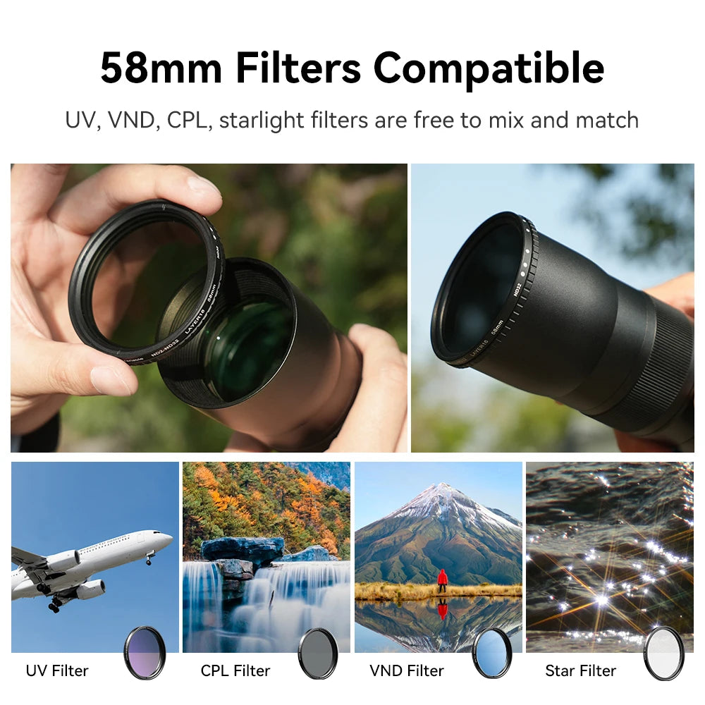 High-Power 20-60x Mobile Telescope Lens
