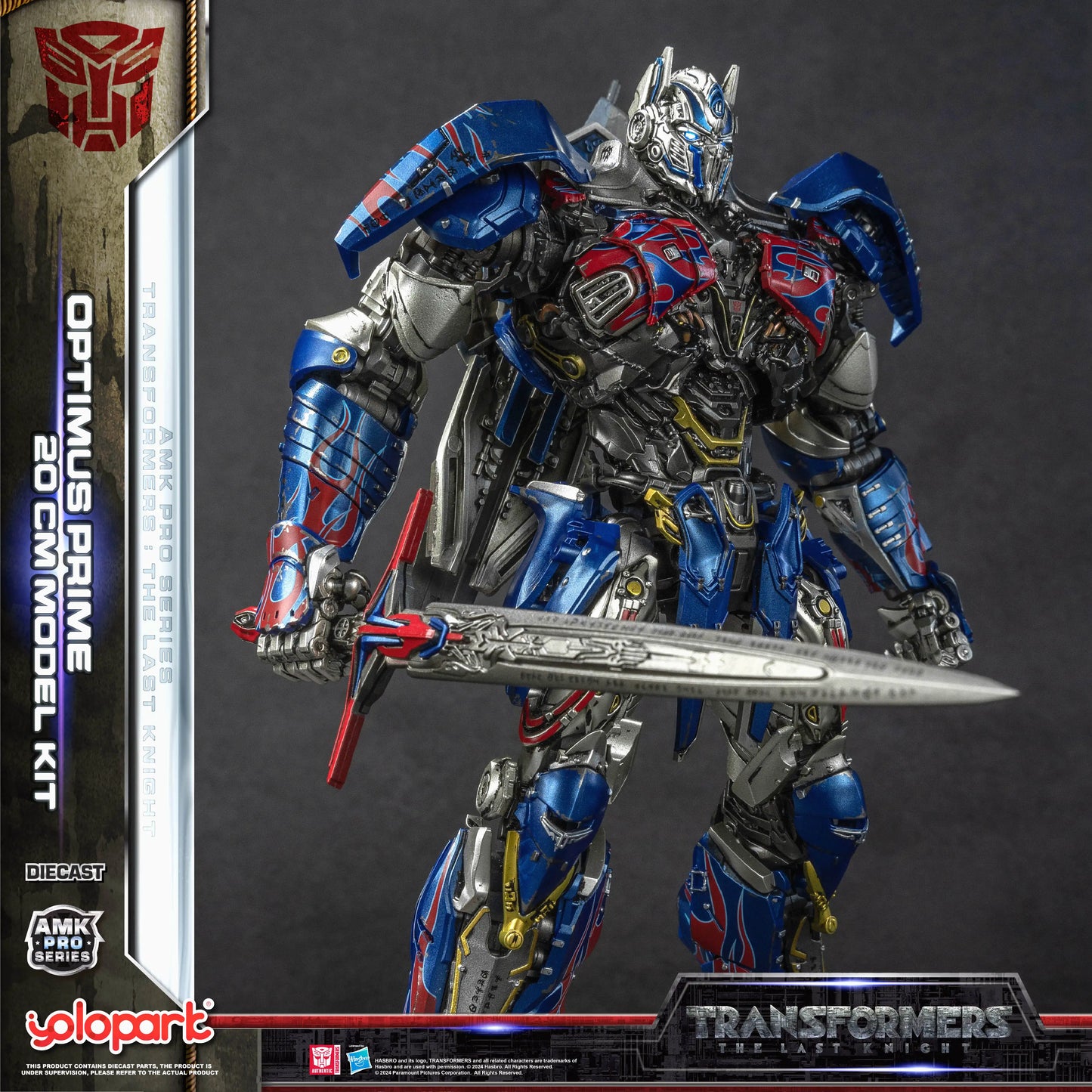 Transformers Last Knight Optimus Prime Collectible Figure 20cm