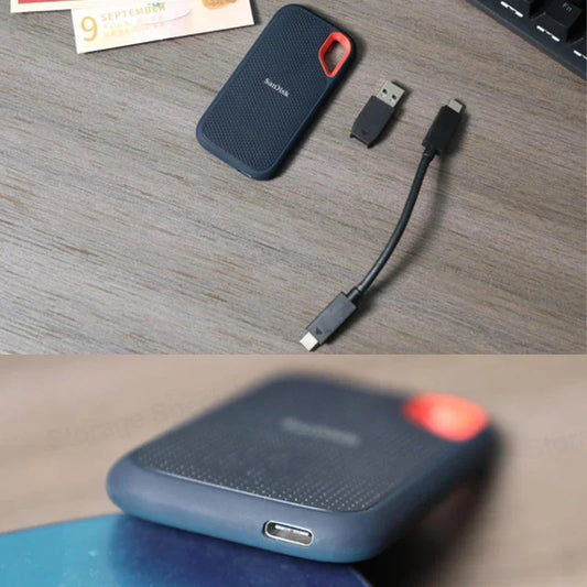 Portable 4TB Solid State Drive  Fast USB-C/A Storage
