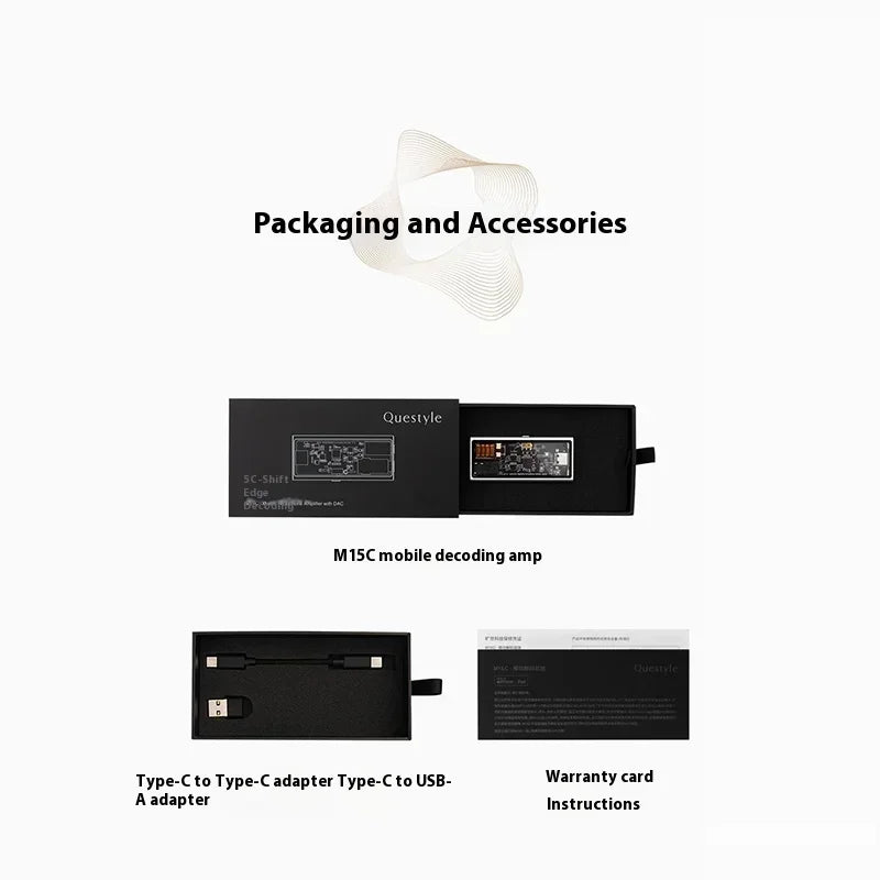 Portable USB DAC Headphone Amplifier 3.5mm 4.4mm Hi-Fi