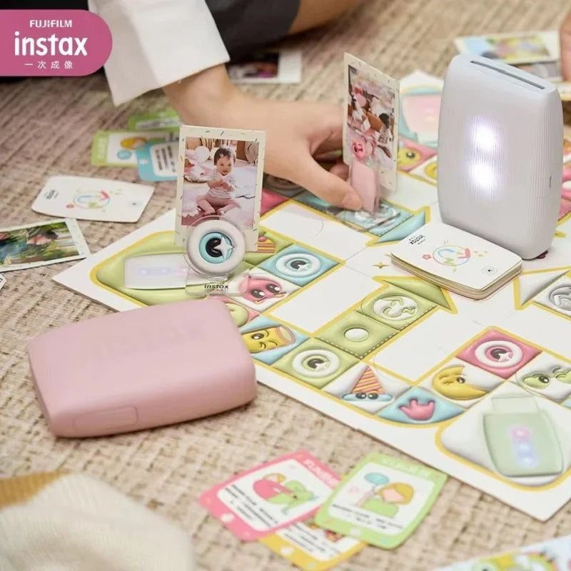 White Instant Mini Photo Printer Bundle with Accessories