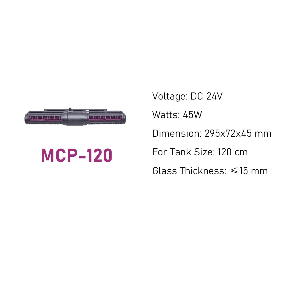 Aquarium Cross Flow Wave Pump WiFi LCD Controller MCP-120