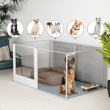 Compact Acrylic Pet Whelping Box 124cm
