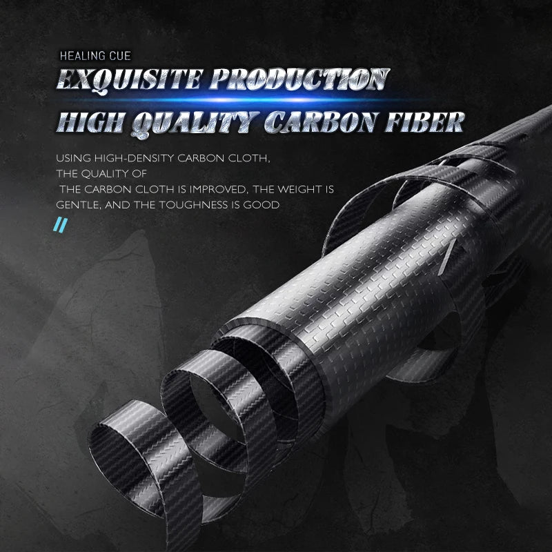Carbon Fiber Pool Cue Shaft Low Deflection 12.5mm