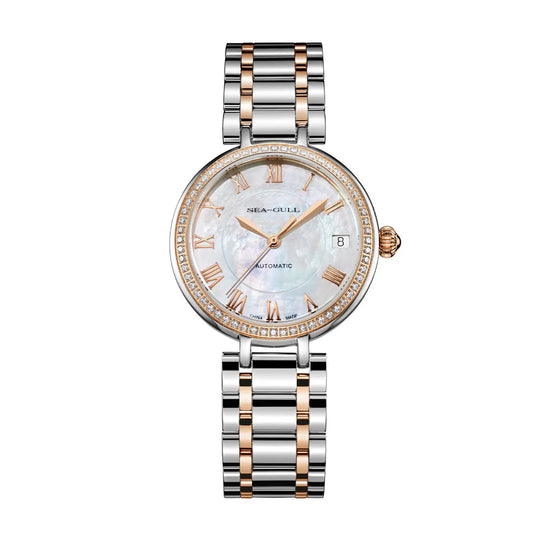 Ladies Automatic Mechanical Watch with Sapphire Crystal Glass