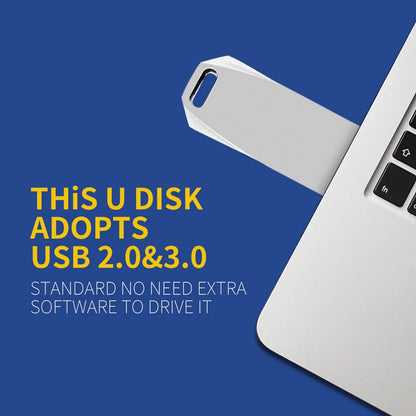 256GB USB 3.0 Metal Flash Drive Waterproof