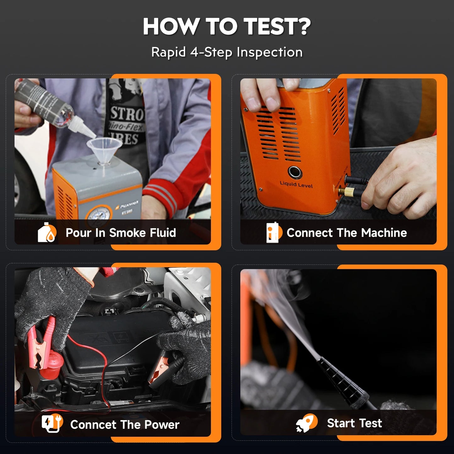 Automotive Smoke Machine 12V EVAP Leak Detector Tester