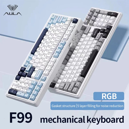 Blue Reaper Axis Compact Wireless Mechanical Keyboard RGB 99 Keys Gaming