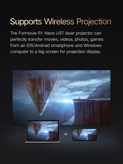 Laser Ultra Short Throw 4K Smart Projector 1200 ANSI