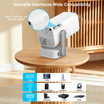 1080P Mini Projector 4K Support WiFi Android Home Cinema