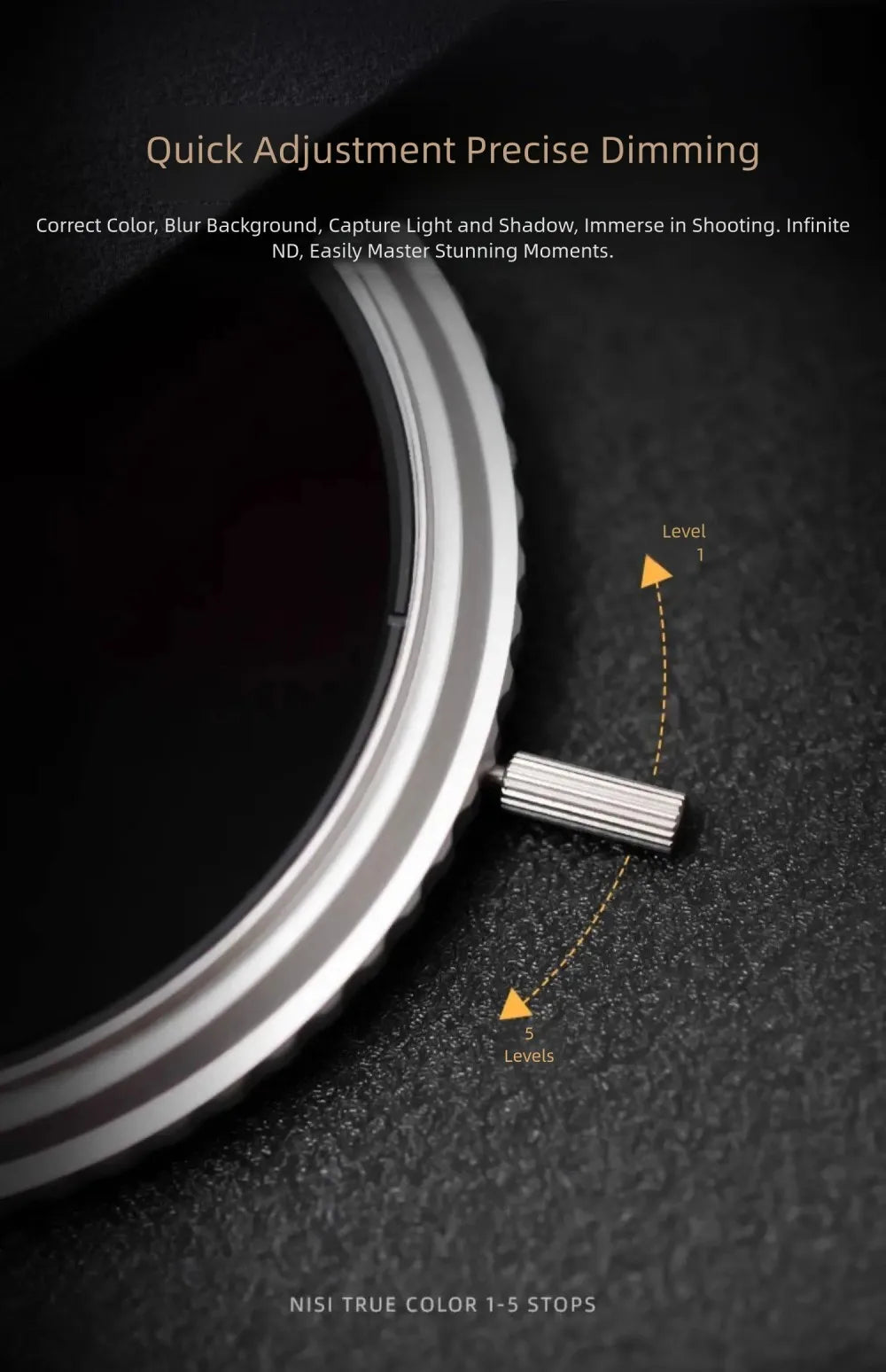 67mm ND Vario Filter 1–5 Stops Photography Lens
