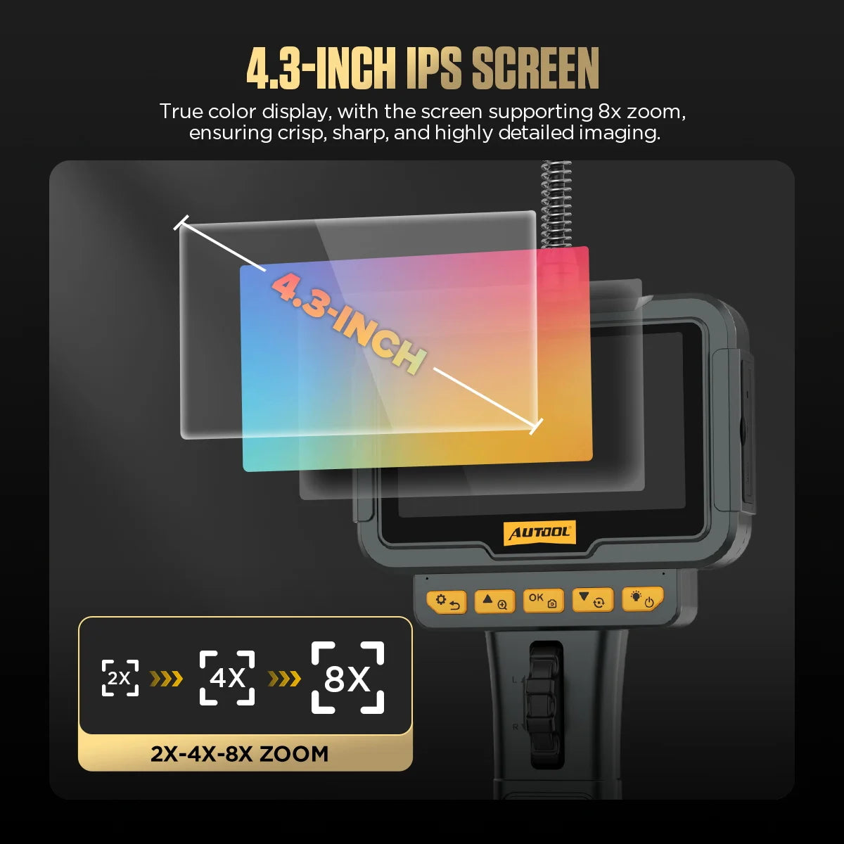 1080p Automotive Endoscope Camera with 360 Degree Rotation
