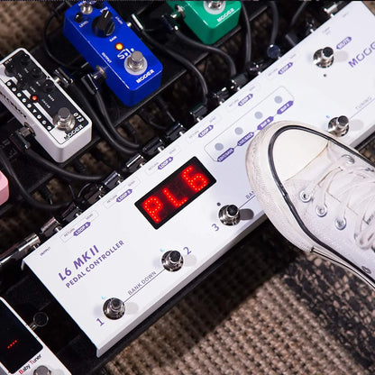 Programmable Guitar Pedal Controller with 6 Loops