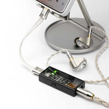 HiFi USB C OTG Audio Cable Pure Silver 25cm