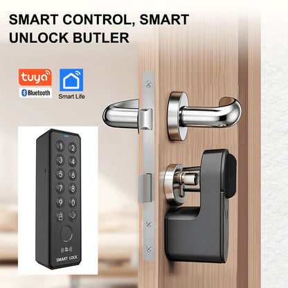 Smart Door Lock Fingerprint Password IC Card Bluetooth
