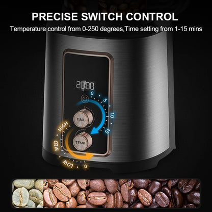 220V Electric Coffee Bean Roaster with Temperature Control