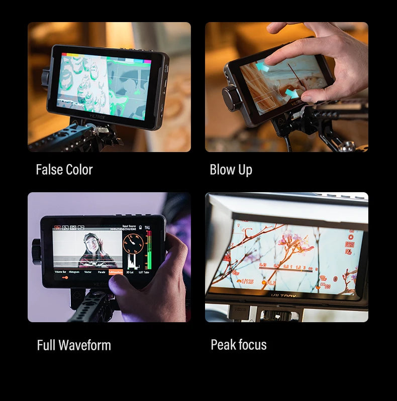 Professional 5.5" 4K Field Monitor for DSLR and Video Cameras