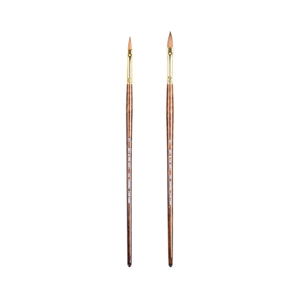 Kolinsky Hair Artist Paint Brush Set for Watercolor Acrylic Oil
