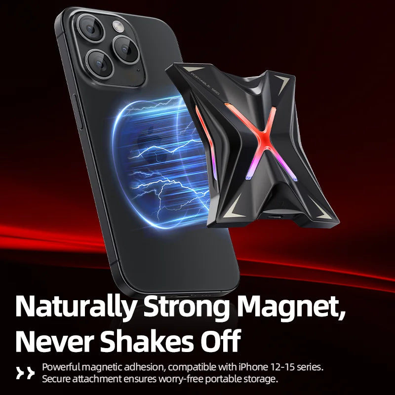 High-Speed 1TB Magnetic Portable SSD USB 3.2 Gen2 2060MB/s
