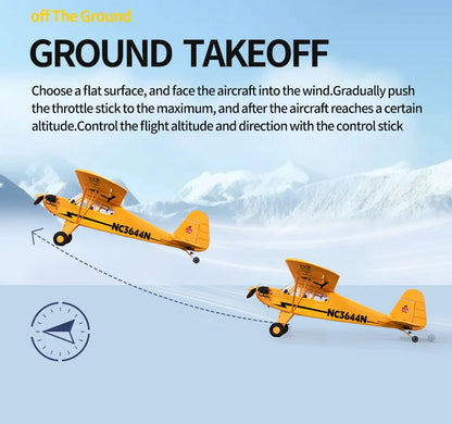 Red 5CH 2.4G Brushless RC Plane Mode1