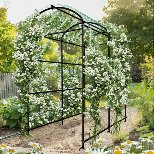 Tall 222 cm U‑Shaped Trellis for Vertical Plant Support